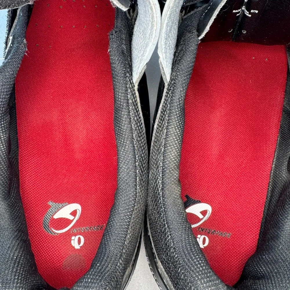 Pearl Izumi Race RD Road Cycling Shoes Mens EU 47 US 13 Black Red‎ 3-Bolt